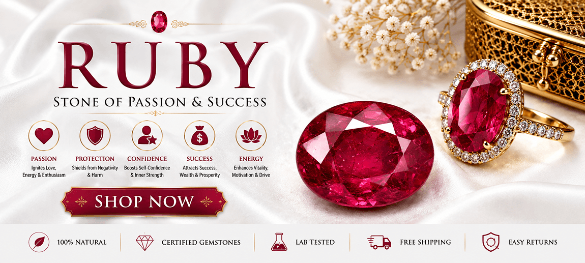 Premium Quality Natural Gemstones Banner