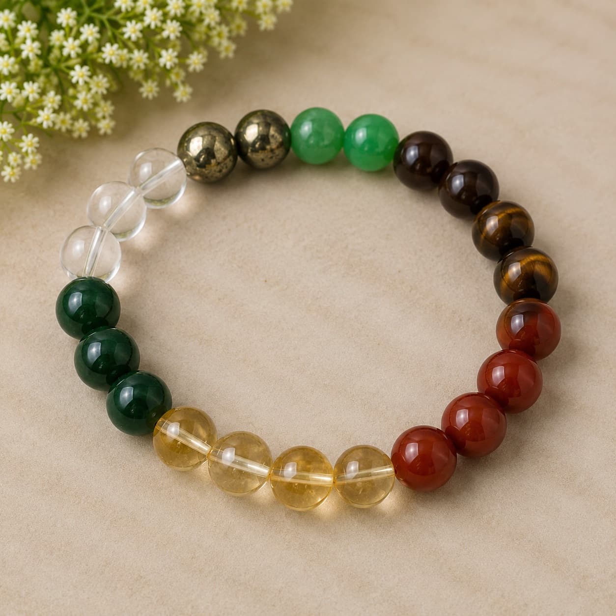 7 Chakra Bead Bracelet