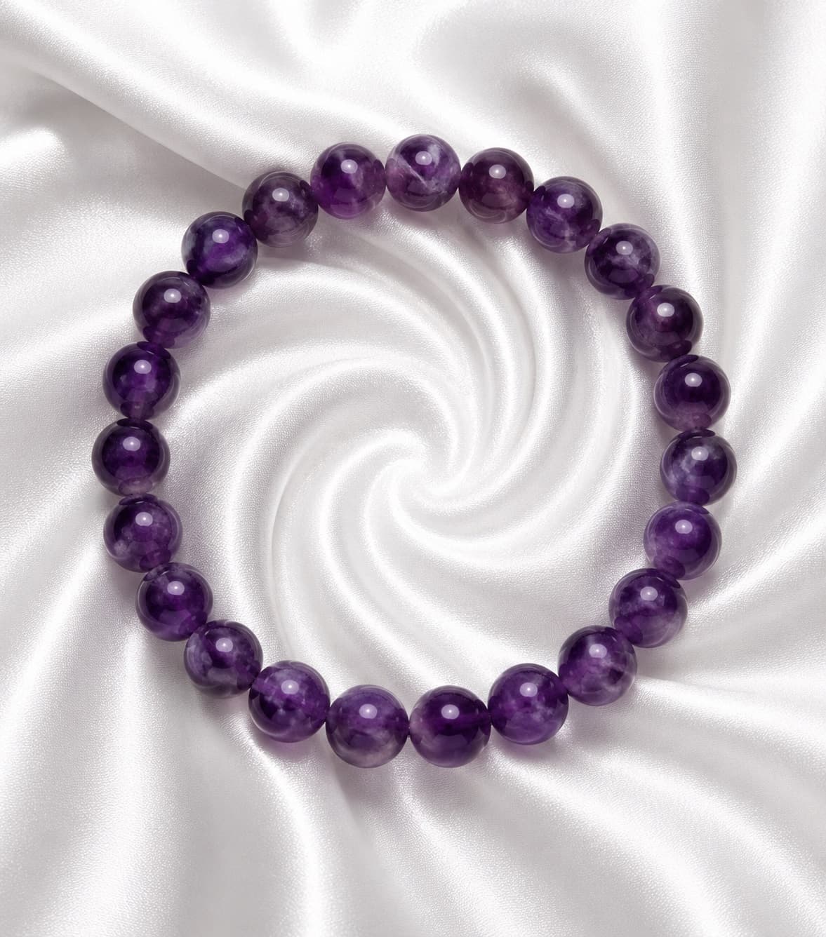 Amethyst Bead Bracelet - Image 3