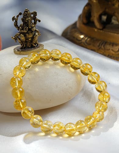Citrine Bead Bracelet - Image 2