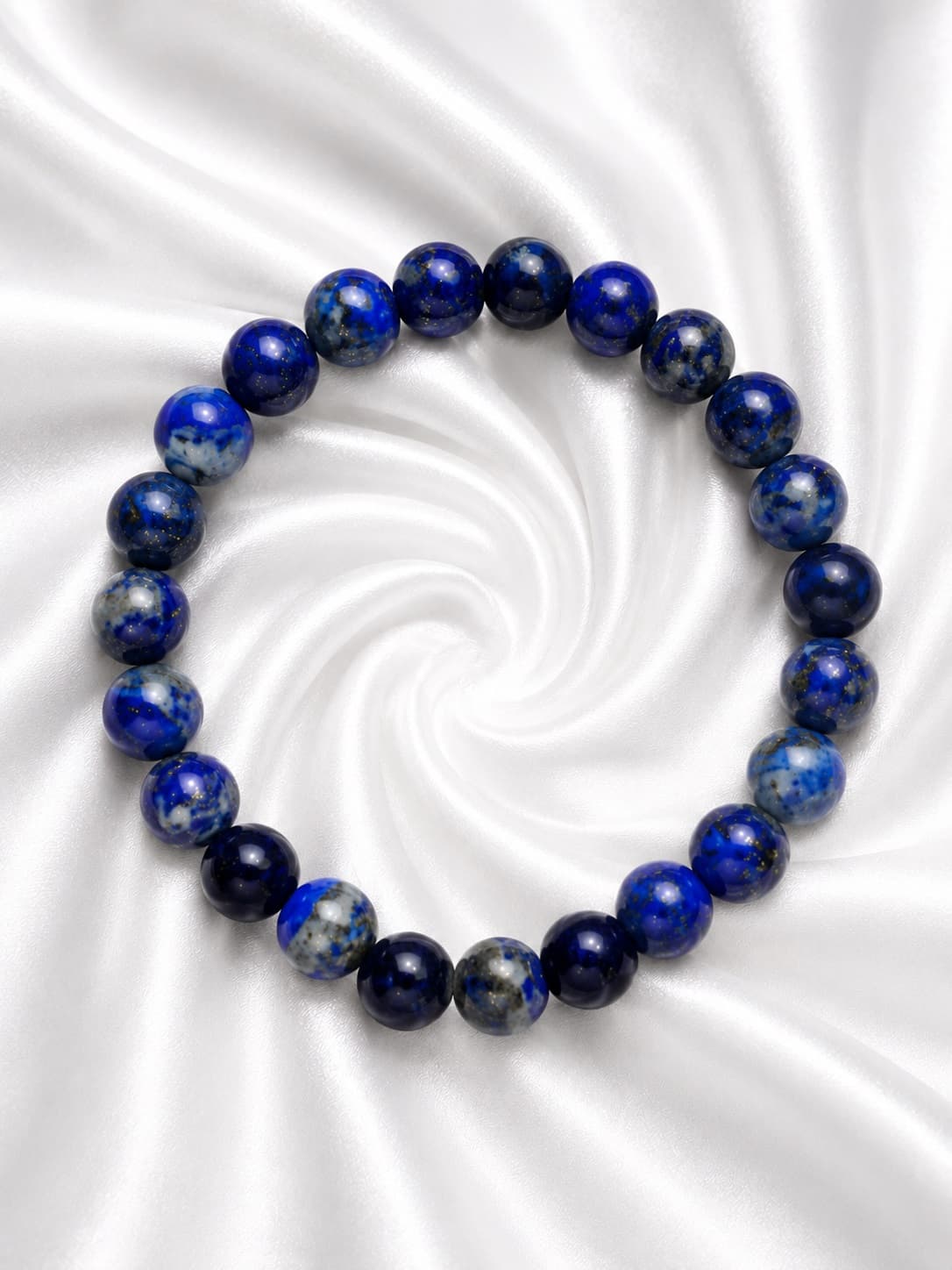 Lapis Lazuli Bead Bracelet - Image 3