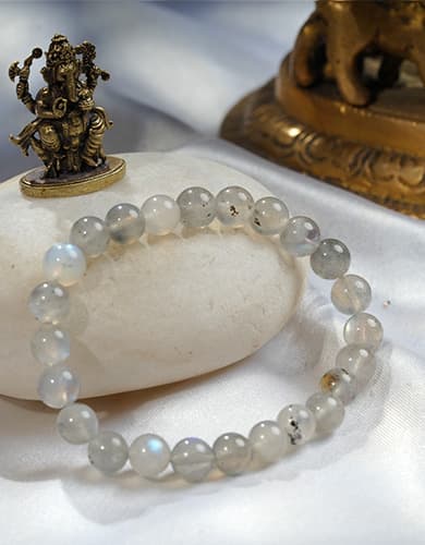 Moonstone Bead Bracelet - Image 2