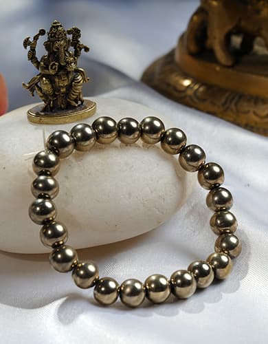 Pyrite Bead Bracelet - Image 2