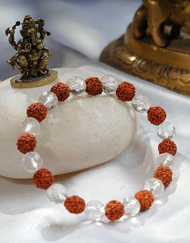 Rudraksha Crystal Bracelet - Image 2