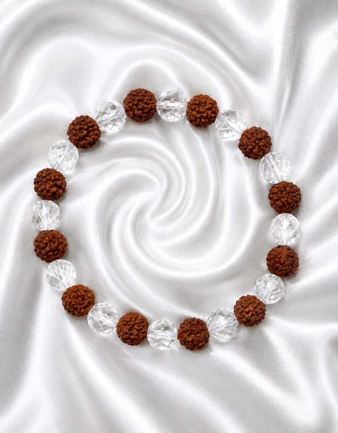 Rudraksha Crystal Bracelet - Image 3