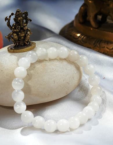 Selenite Bead Bracelet - Image 2