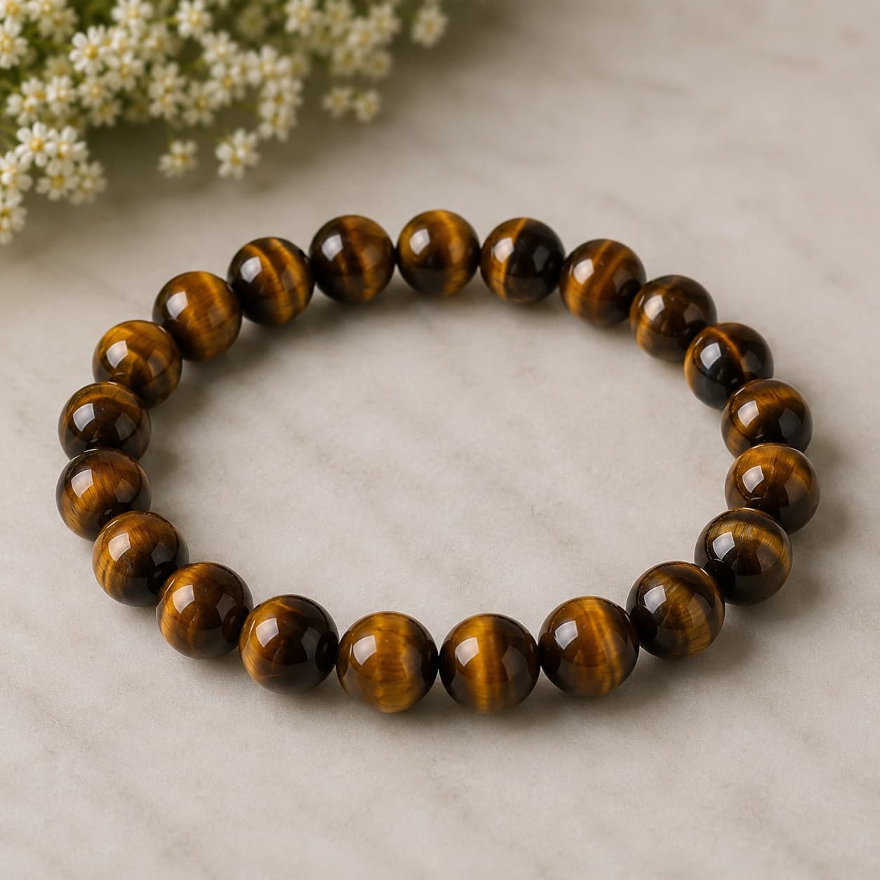 Tiger Eye Bead Bracelet